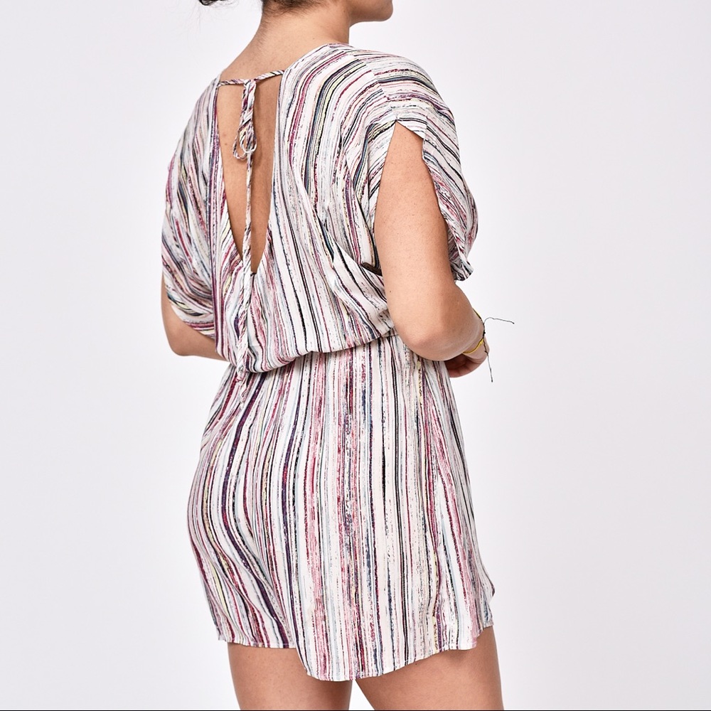 Bcbgeneration Multicolored Silk Romper - image 3